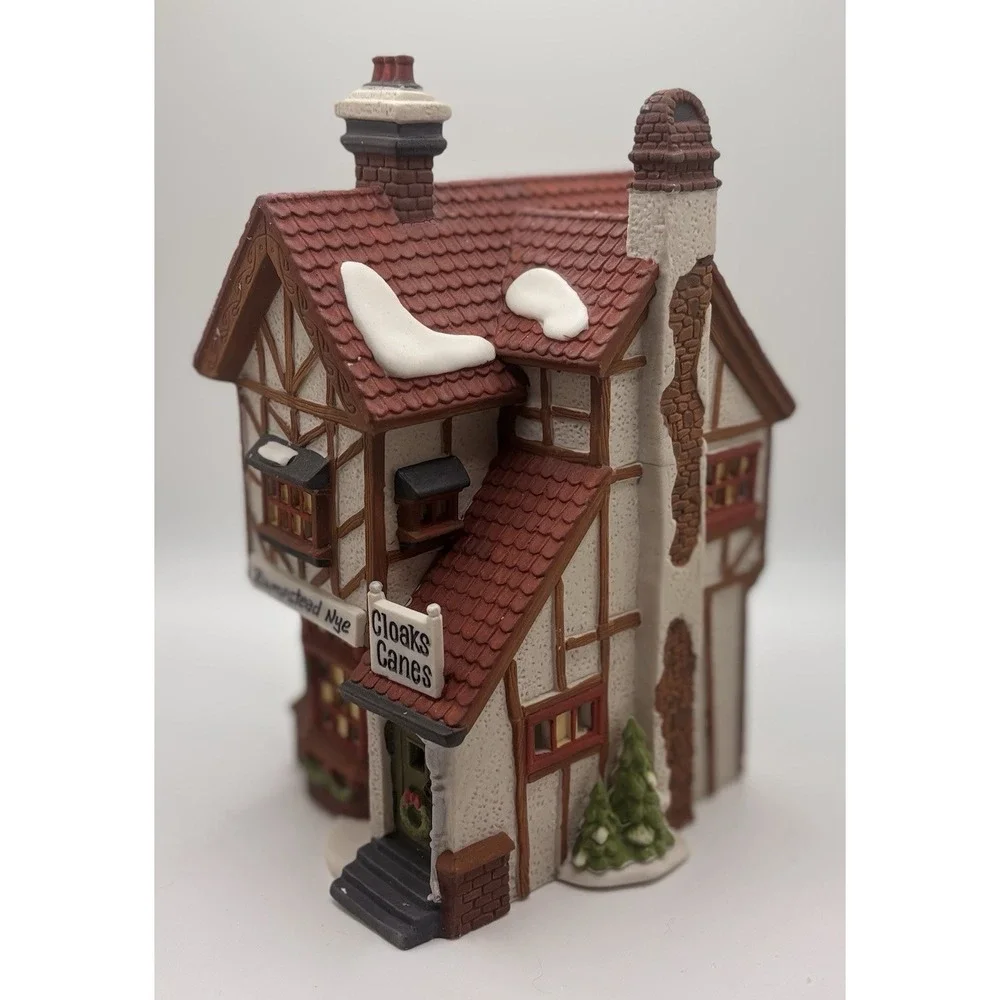 Dept 56 Dickens Village Vintage Bumpstead Nye Cloaks and Canes RETIRED